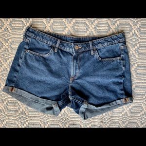 Denim shorts